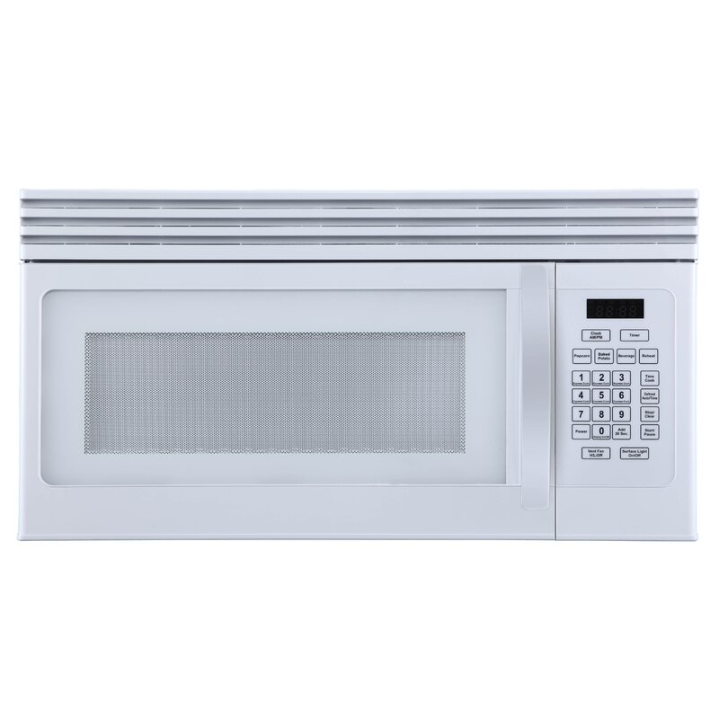 Black + Decker 30" 1.6 cu.ft. Over the Range Microwave with Top Mount Air Recirculation Vent